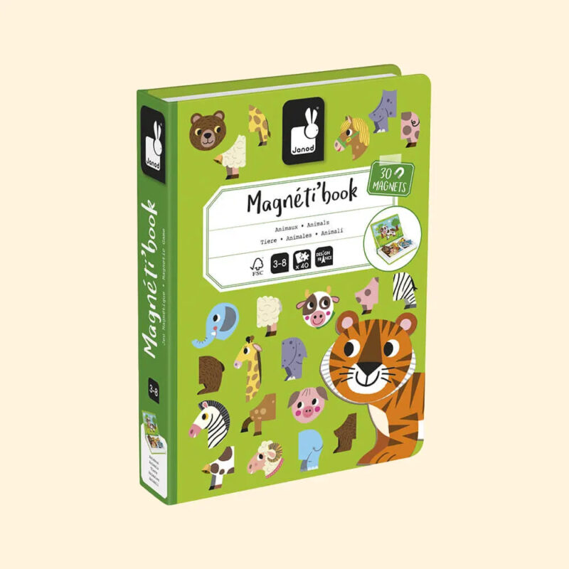Vedino Magnetic Animals Activity Book – Educational Travel Toy